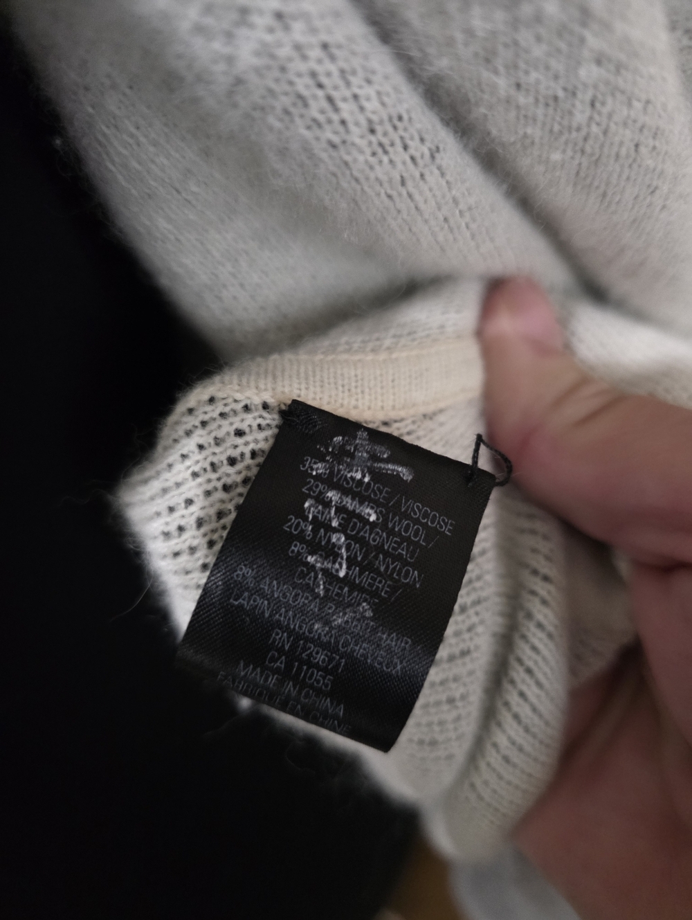 Skull Cashmere Skull Print Cardigan - Picture 5 of 5